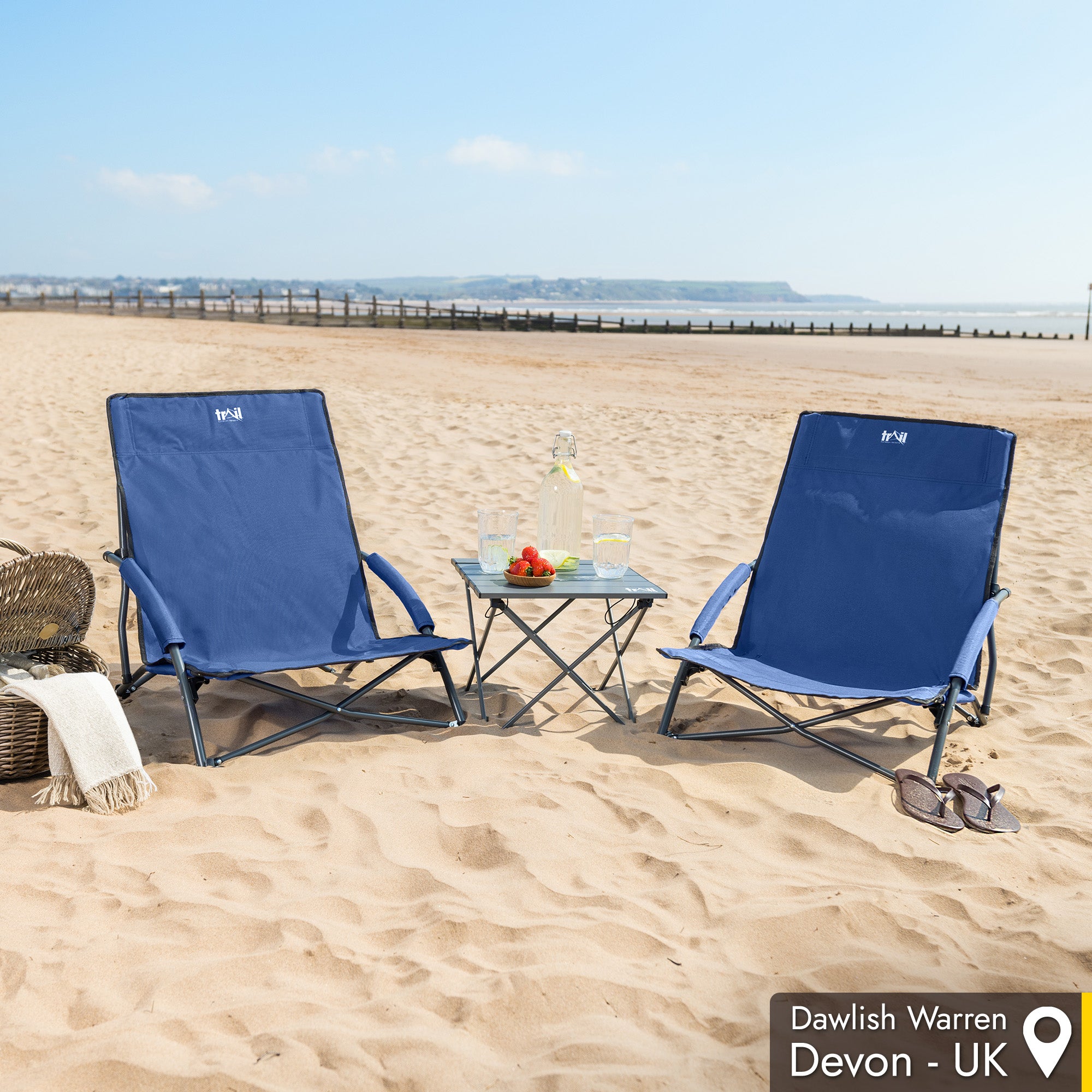 Low Folding Beach Chair Trail Outdoor Leisure